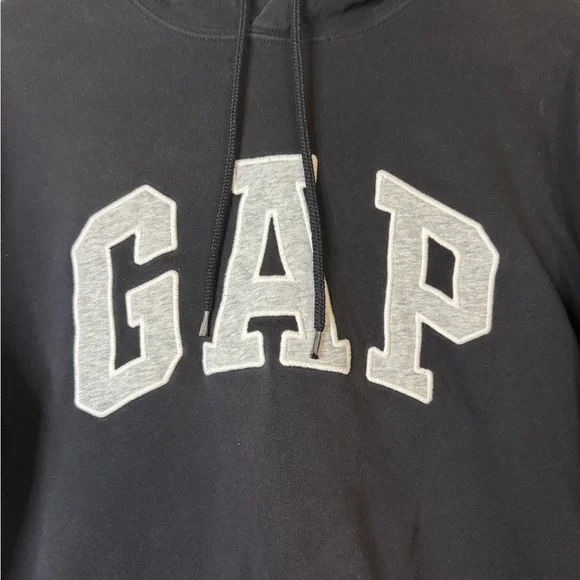 GAP Charcoal Hoodie with Tag Detail - Picture 2 of 5